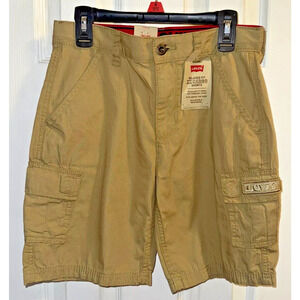 Levi’s Kids Relaxed Fit XX Khaki Cargo Shorts Size 12 Regular 26” MSRP $42.00